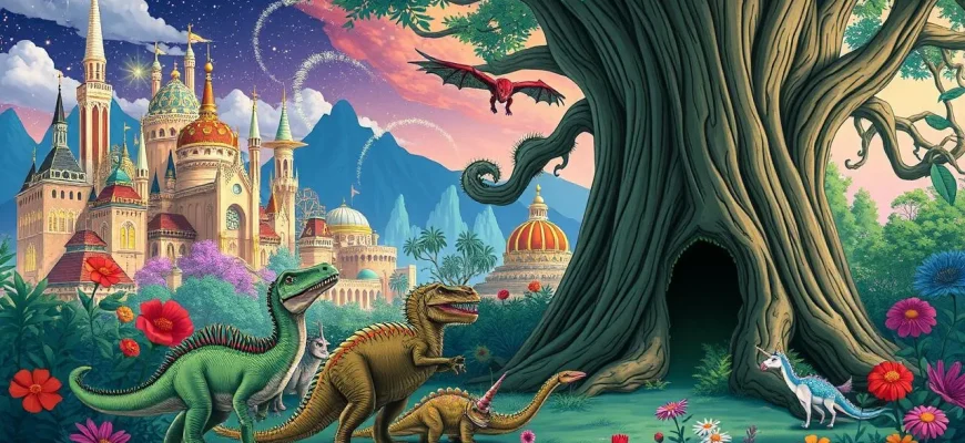 Dinozorlarla Dolu Fantastik Dünyalar